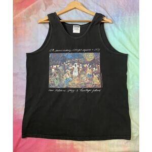 Vintage 1998 90s New Orleans Jazz Fest Tank Top Congo Square Size XL Festival